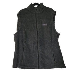 Columbia Sportswear Company Gray Sleeveless Zip-up Vest Women's XL 1213